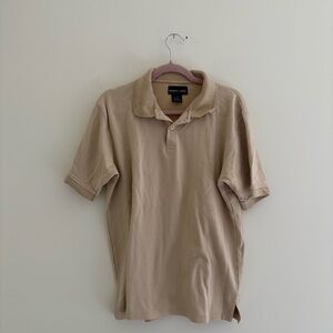 Robert Louis Tan Polo Shirt Classic Cotton Blend